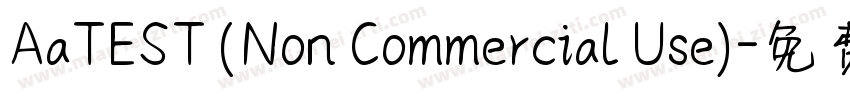 AaTEST (Non Commercial Use)字体转换